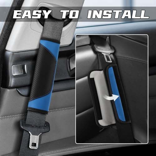 2PCS Car Seat Belt Cover Pads, Seatbelt Shoulder Cushion - Image 4