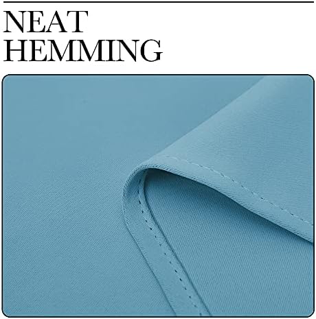 NICETOWN Teal Blue Blackout Curtains 78 inches Length - Image 6