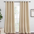 NICETOWN Bedroom Room Darkening Curtains, Biscotti Beige, 1 Pair, 55 inches by by NICETOWN