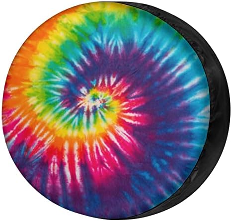 Delerain Tie Dye Spare Tire Cover by Delerain