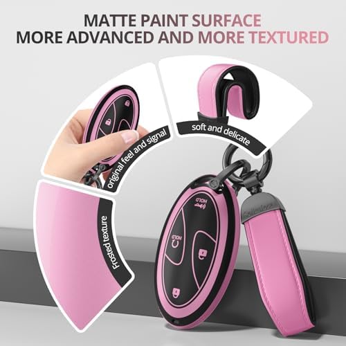 for Hyundai Key Fob Cover & Leather Keychain - Image 4