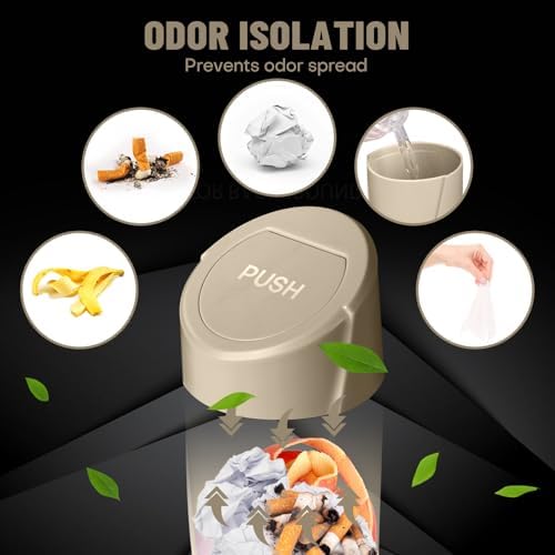 Car Trash Can Bin with Lid - Image 4