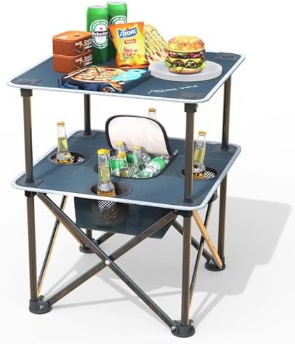 Folding Beach Table, Camping Table by ArmorCastle