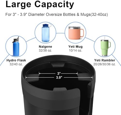 Car Cup Holder Expander, Large Cup Holder Extender - Image 4