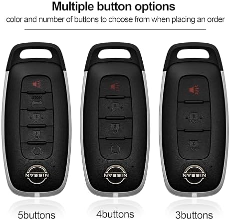 for Nissan Key Fob Cover 3 Buttons Car Key Case Sentra Kicks Pathfinder Rogue - Image 6