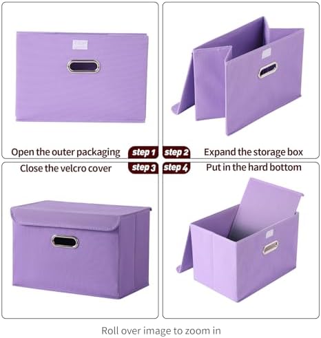 STOREONE Fabric Storage Cube Bins Foldable Organizer Container Collapsible - Image 6