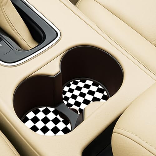 Ceramic Car Coasters – Absorbent Car Cup Holder Coaster Set - Image 4