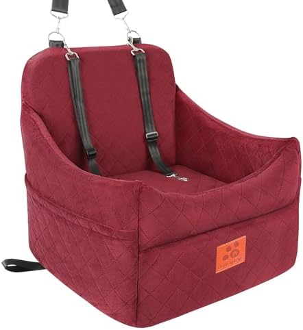 GL GLENSLAVE Dog Car Seat for Small/Medium Dogs&Cats, Thick Booster Car Seat by GLGLENSLAVE