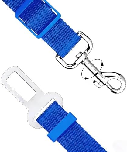Elisel 2 Packs Adjustable Length Pet Dog Cat car seat Belt Pet seat Belt Pet - Image 3