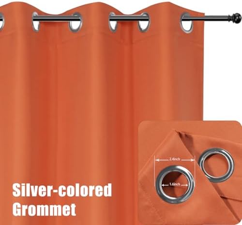 BONZER Outdoor Curtains for Patio Waterproof Thick Privacy Extra Wide - Image 2