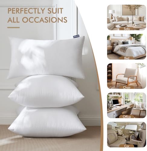 MIULEE 16x16 Pillow Inserts Set of 2, Throw Pillows - Image 6