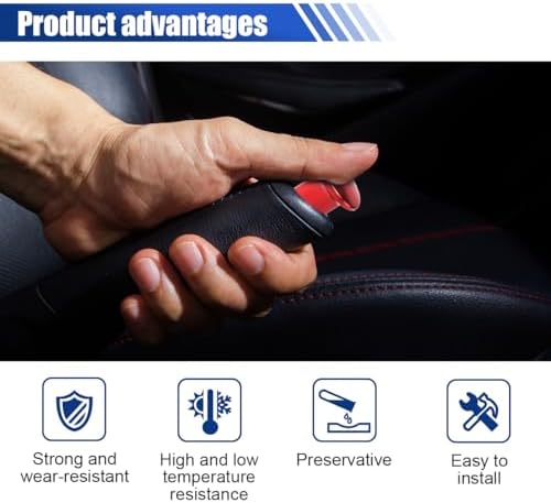 LAINLOY 2 PCS Car Turn Knob Drift Button, Emergency Brake Cover Turn Knob Cover - Image 3