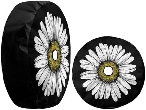 Daisy Flower Spare Tire Cover - Image 3