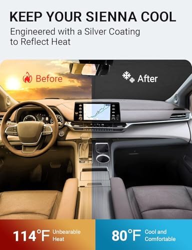 Proadsy Custom Fit Car Windshield Sun Shade - Image 3