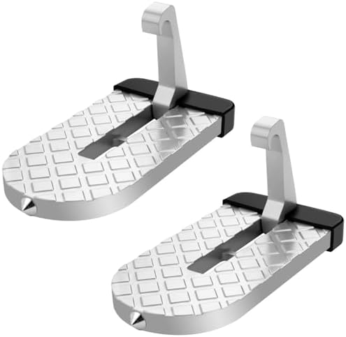 Car Door Step, Folding Aluminum Alloy Step, Universal Fit Roof Access, Car by FUZZLUXX
