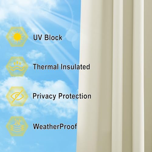 NICETOWN Rod-Free Outdoor Curtains - Image 6