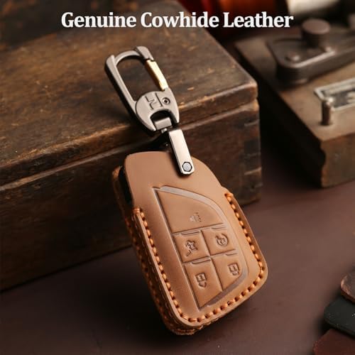 Leather Key Fob Cover, Compatible - Image 3