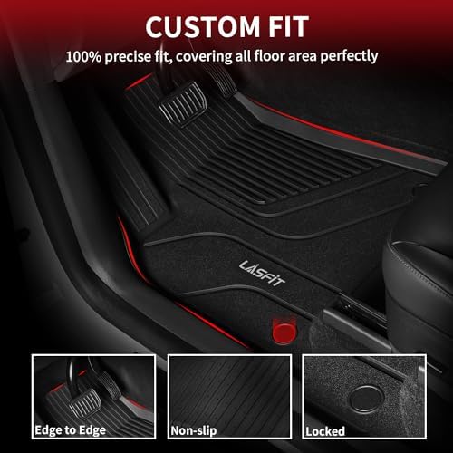 LASFIT Trunk Mats for Tesla Model X & Plaid 6 Seater / 7 Seater 2021-2024 - Image 3