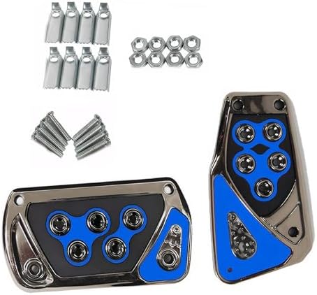 2-Pack Anti-Slip Car Pedal Covers, Universal No-Drill Accelerator & Brake Pedal by Unknown