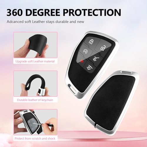 for Chevy Key Fob Cover PU Leather - Image 4