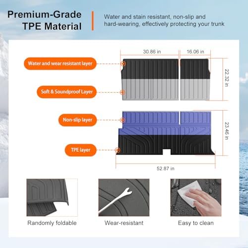 powoq Cargo Mat & Backrest Mats Compatible - Image 5
