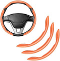Amiss 3pcs Carbon Fiber Anti-Skid Steering Wheel Cover, Waterproof & Segmented by Amiss