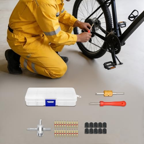 Valve Stem Removal Tool Set 33-Piece Valve Core Removal Tool Kit - Image 4