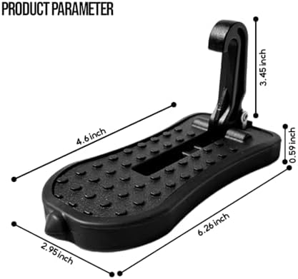 Car Door Step for Roof Access, Foldable Door Latch Step, Adjustable Multi-Angle - Image 5