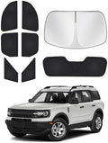Canvcle Windshield Sun Shade for Ford Bronco Sport 2021-2025 2026 Side Rear by Canvcle
