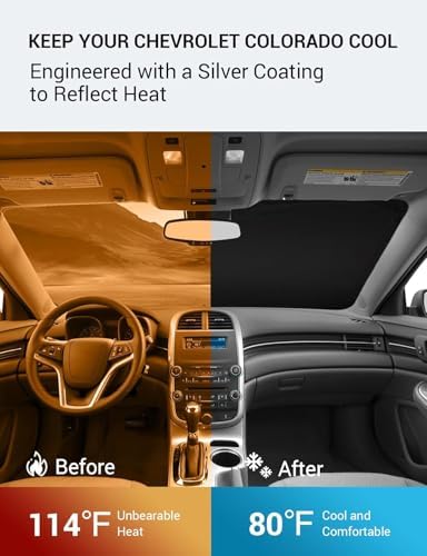 Proadsy Custom Fit Car Windshield Sun Shade - Image 3