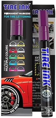 Purple Color Tire Paint Pen by Tire+Ink