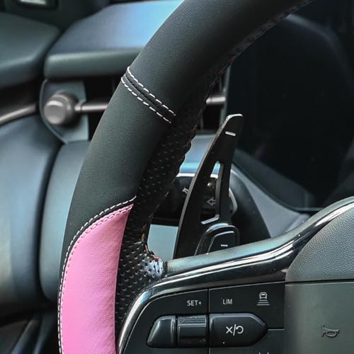 Valleycomfy Microfiber Leather Steering Wheel Cover Large-Size - Image 6