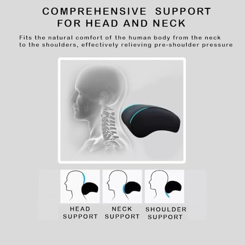 Car Headrest Neck Pillow Support Ergonomic, - Image 3