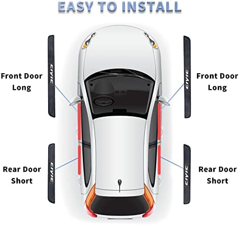 4pcs/Set Car Door Sill Plate Protectors - Image 5