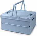 Collapsible Storage Crate, Foldable Plastic Basket by Vivikivi