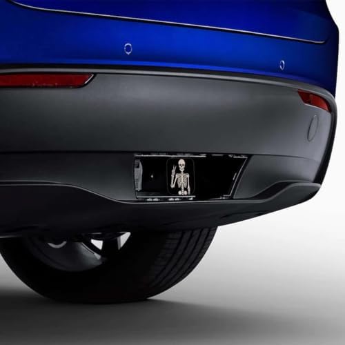 Human Skeleton Car Rear Hitch Covers Cute Rock and Roll Skeleton Skull Square - Image 4