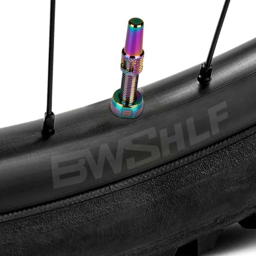 BWSHLF Tubeless Presta Valve Stem 40/44/55/60/65/70/80/100 mm, Super Light - Image 3