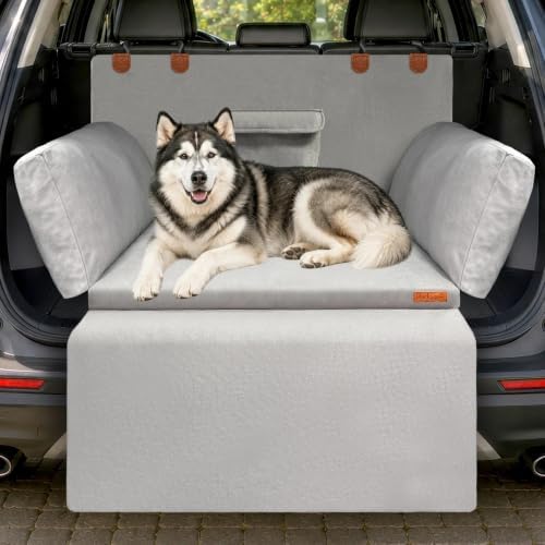 SUV Cargo Liner for Dogs, Orthopedic SUV Dog Bed, Extra Large by Duckygoo