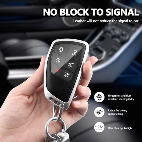 for Chevy Key Fob Cover PU Leather - Image 3