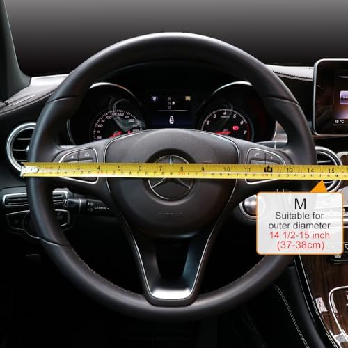 COFIT Breathable Car Steering Wheel Cover 15 inch Auto Universal Leather Wrap - Image 4