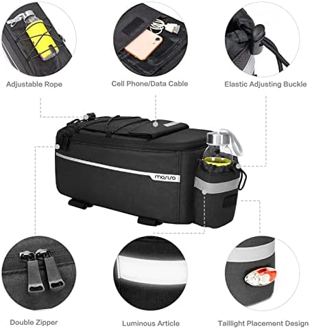 MOSISO Bike Rack Bag, Waterproof Bike Trunk Cooler Pouch - Image 4