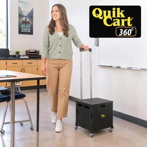 dbest Products Quik Cart 360 Collapsible Rolling Crate on Wheels - Image 3