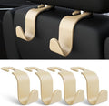 4-Pack Car Headrest Hooks Holds 55lbs Seat Storage Organizer by Amooca