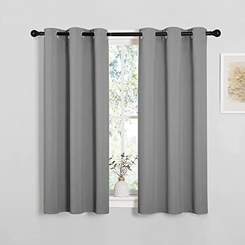 NICETOWN Silver Grey Blackout Curtains by NICETOWN