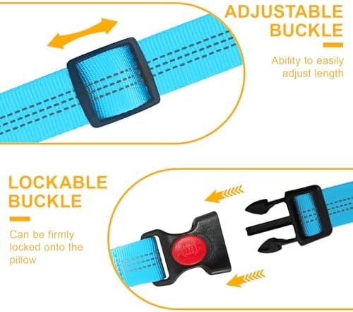 2-Pack Dog Car Seat Belt, 3-in-1 Headrest-Mounted Dog Seatbelt - Image 6
