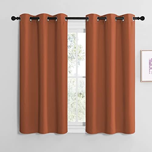 NICETOWN Bedroom Curtains 50 inches Long, Privacy and Thermal Insulated by NICETOWN