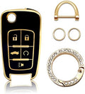 Vrasly Compatible with Chevy Key Fob Cover with Keychain Lanyard by Vrasly