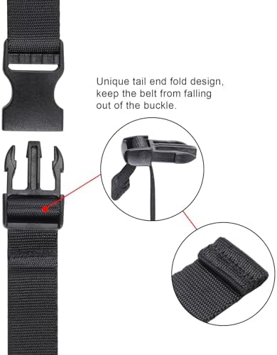 Vigorport Utility Straps Quick Release Nylon Backpack Accessory Bag Strap - Image 3