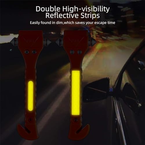 Safety Hammer, 10 Pack Car Emergency Escape Tool Car Window Breaker and Seat - Image 5
