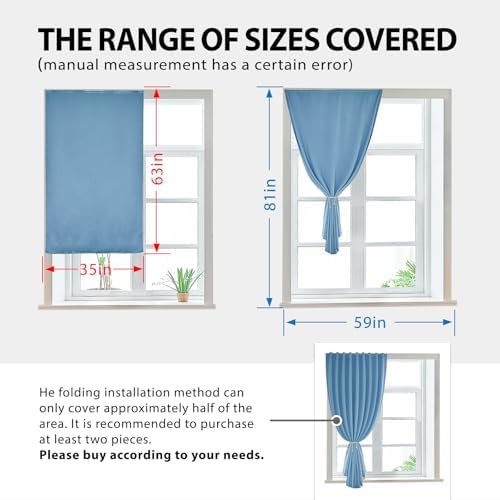 JILRON Magic Tape Stick on Portable Curtains - Image 3
